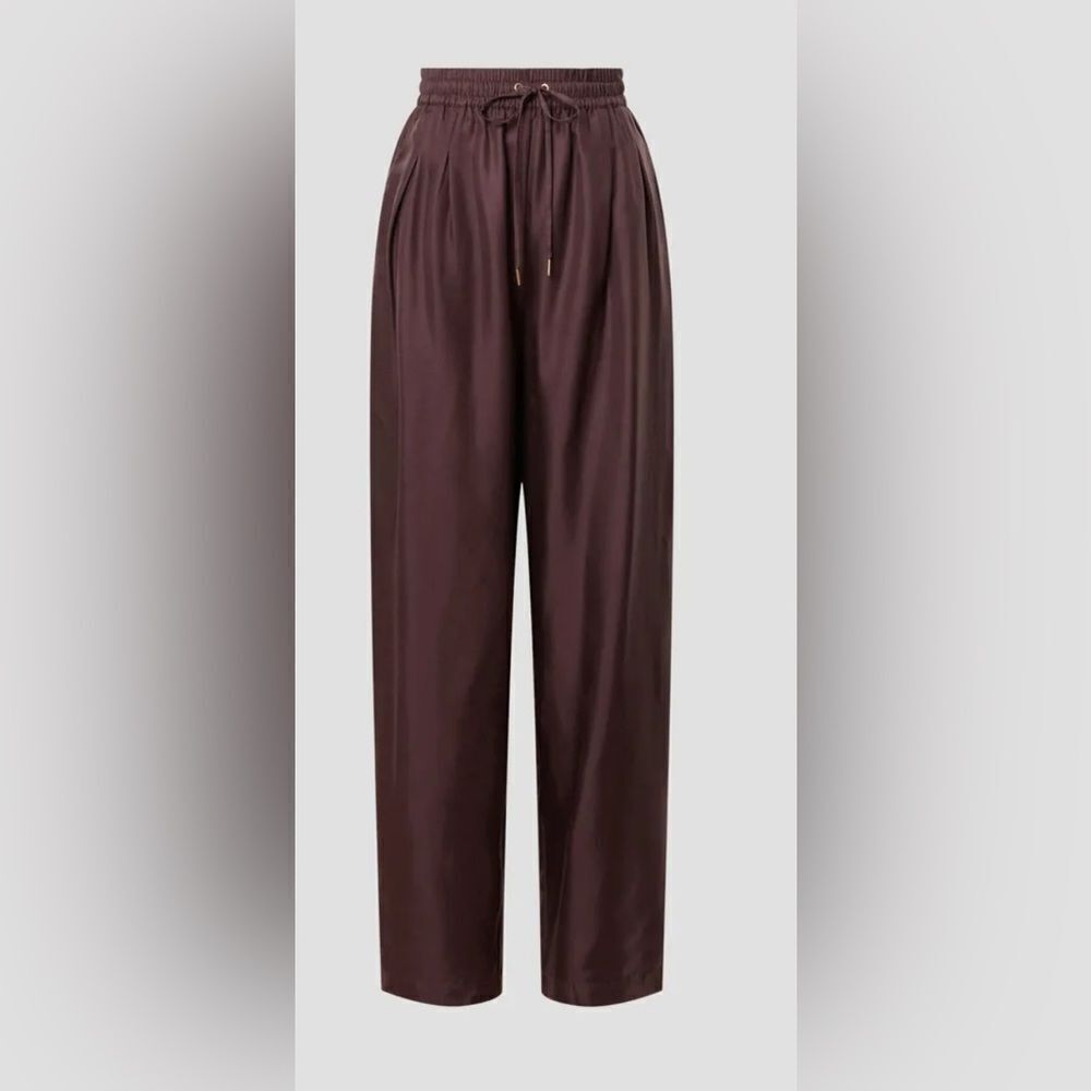 Silk Laundry Slouch Pants Size Small - Picture 7 of 13